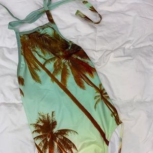 Palm Tree / Summer One Piece Swimsuit/Bodysuit🌴